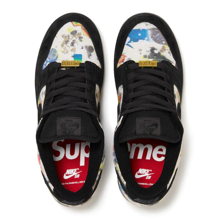 Supreme x Nike Dunk Low SB Rammellzee "Black"