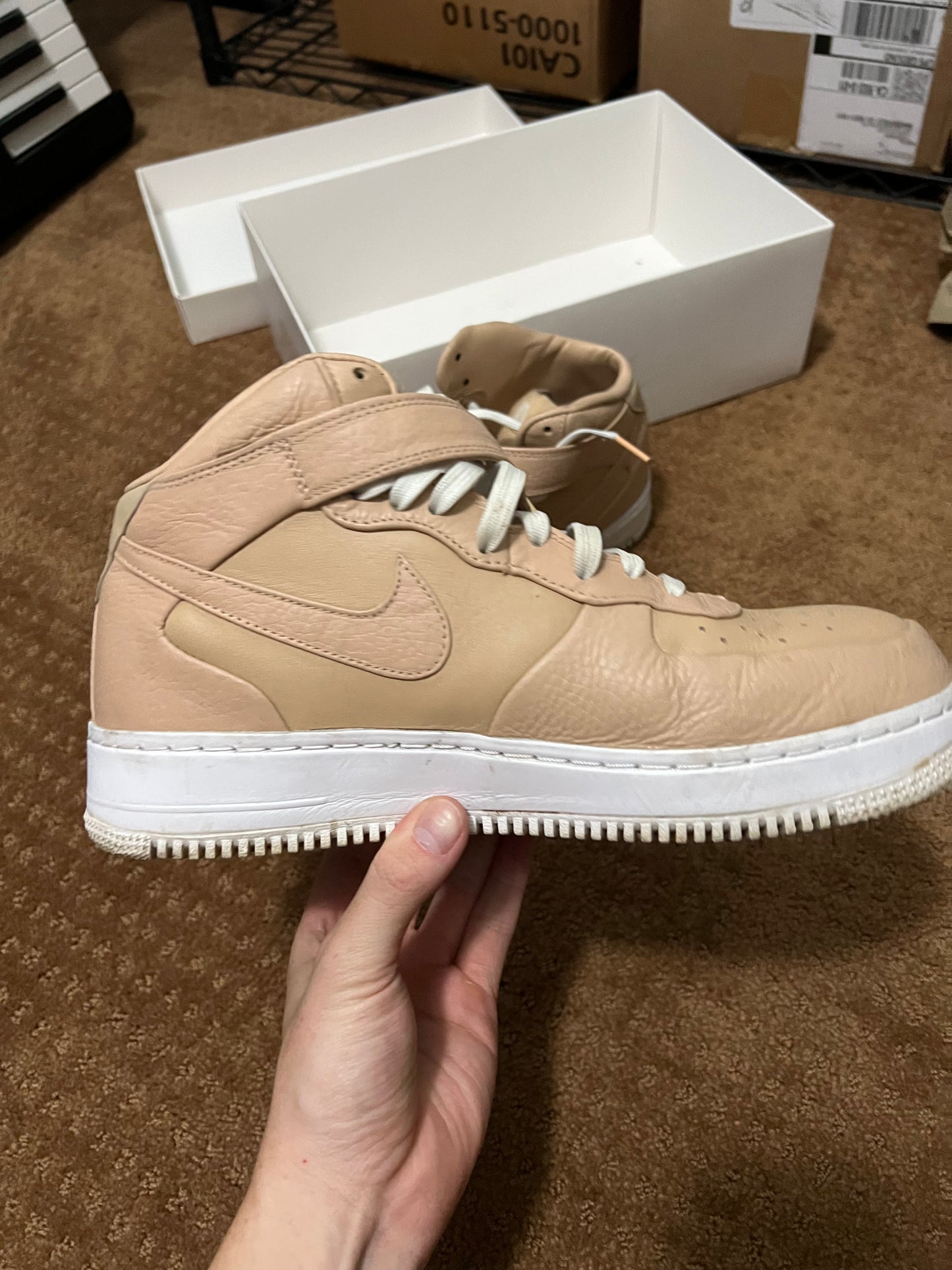 Nikelab Air Force 1 Mid "Vachetta Tan"