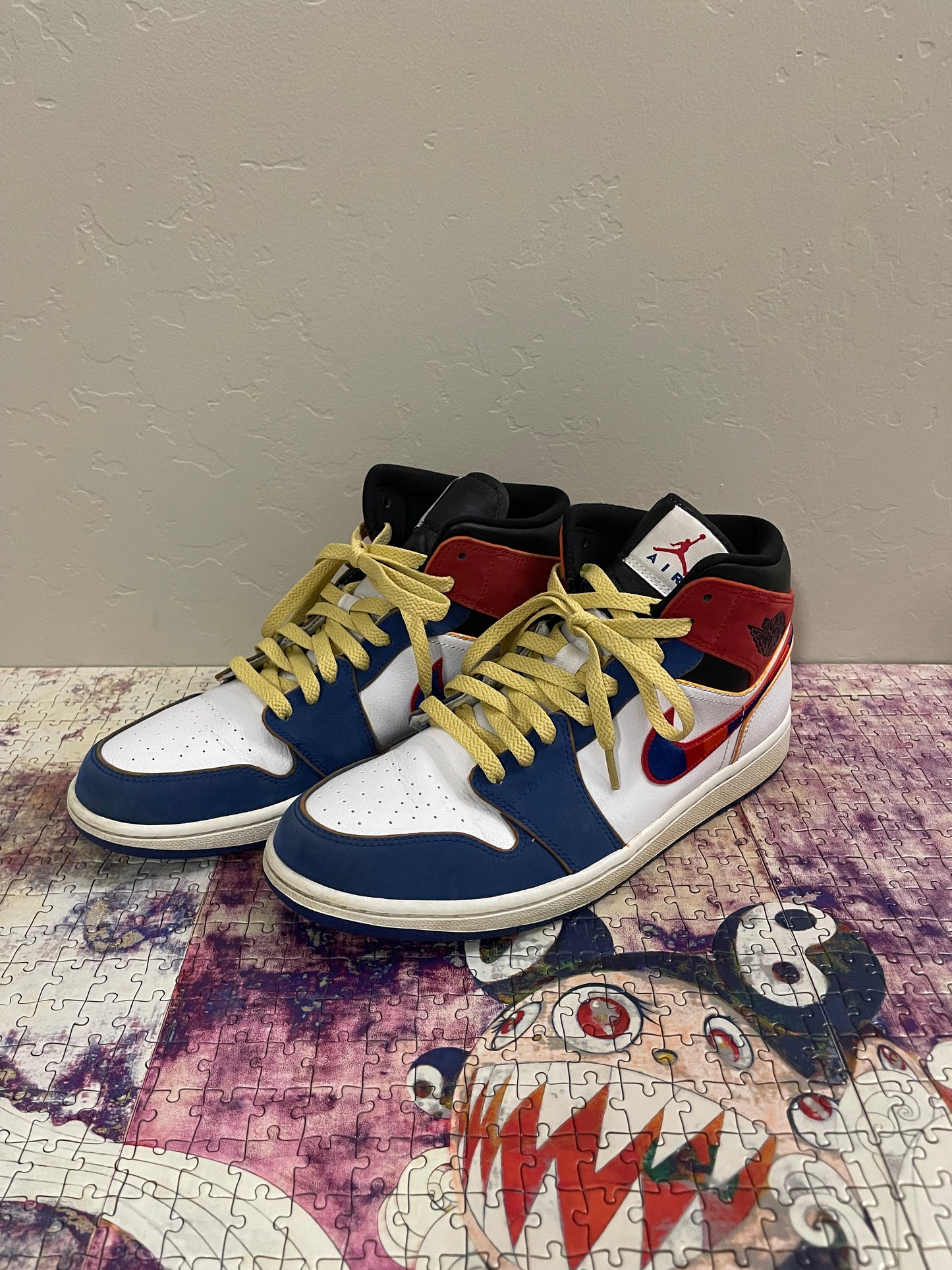 Air Jordan 1 Mid "Multicolored Swoosh"