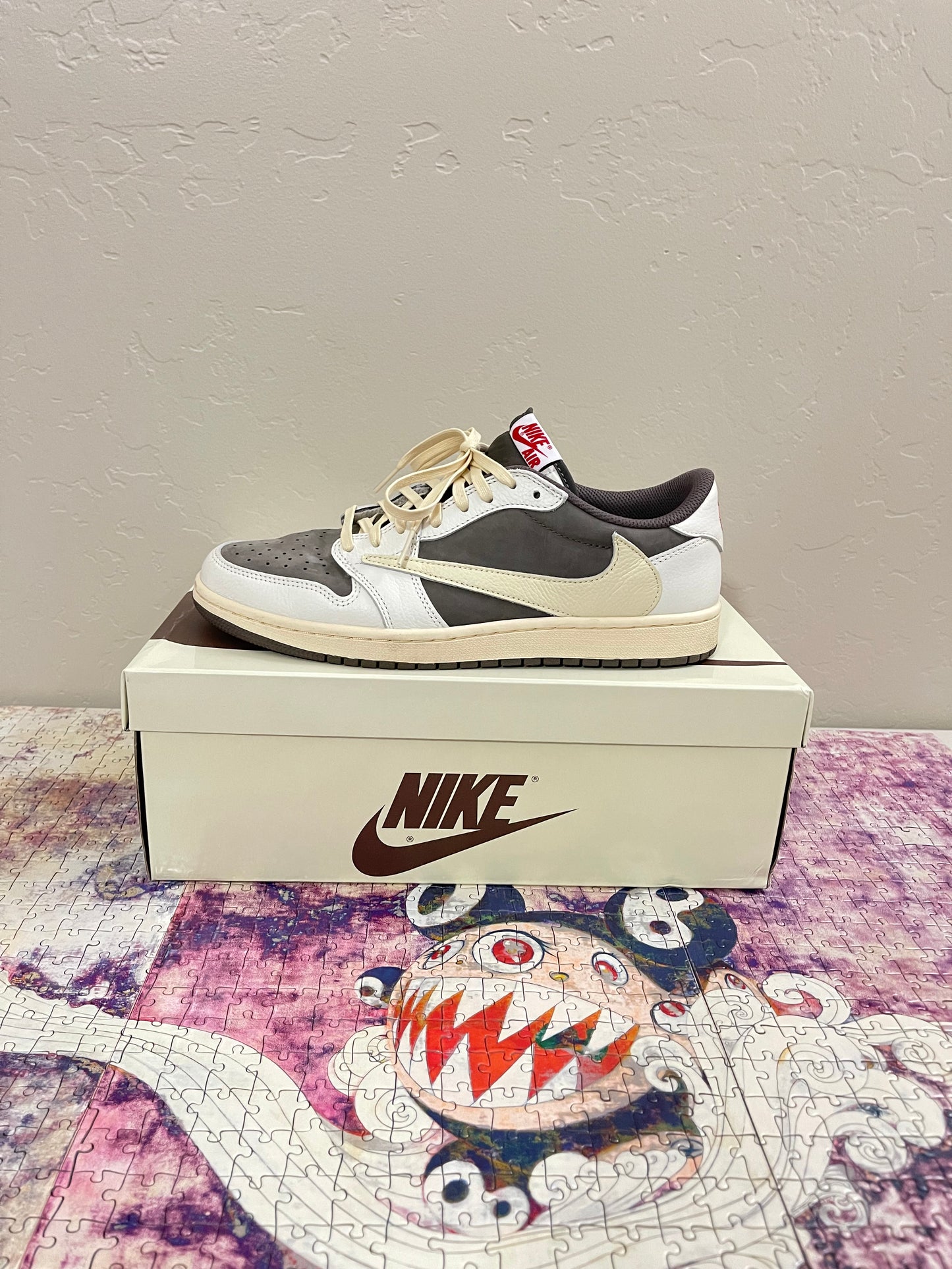 Travis Scott x Air Jordan 1 Low "Sail and Ridgerock"