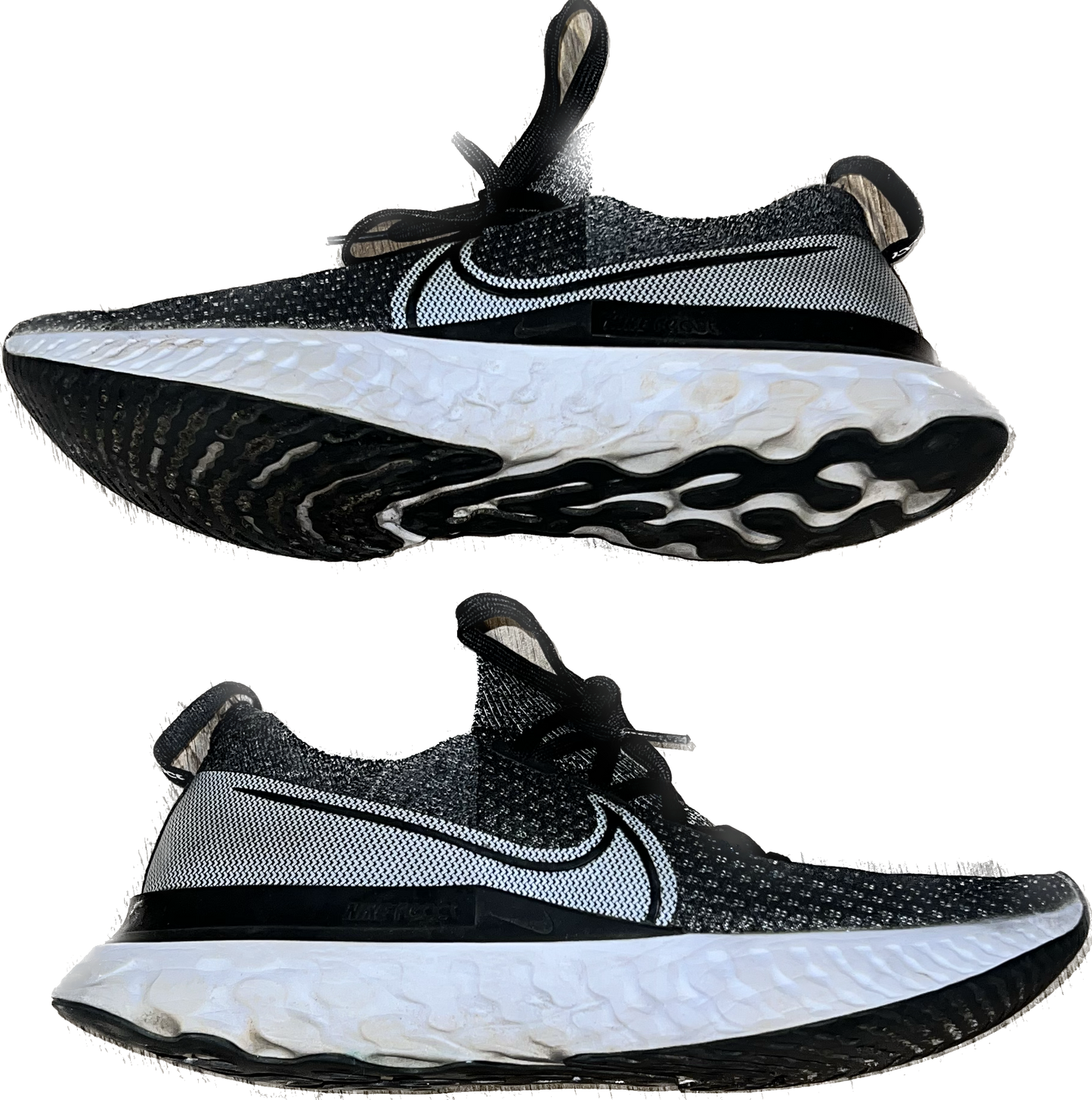 Nike React Infinity Run Flyknit WMNS "Black White"