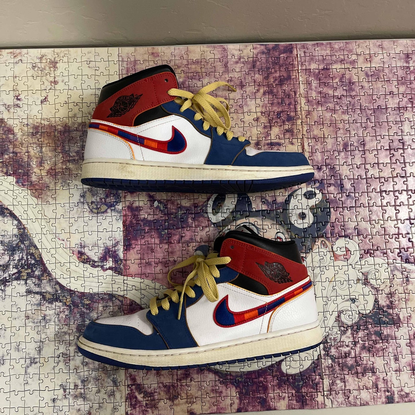 Air Jordan 1 Mid "Multicolored Swoosh"