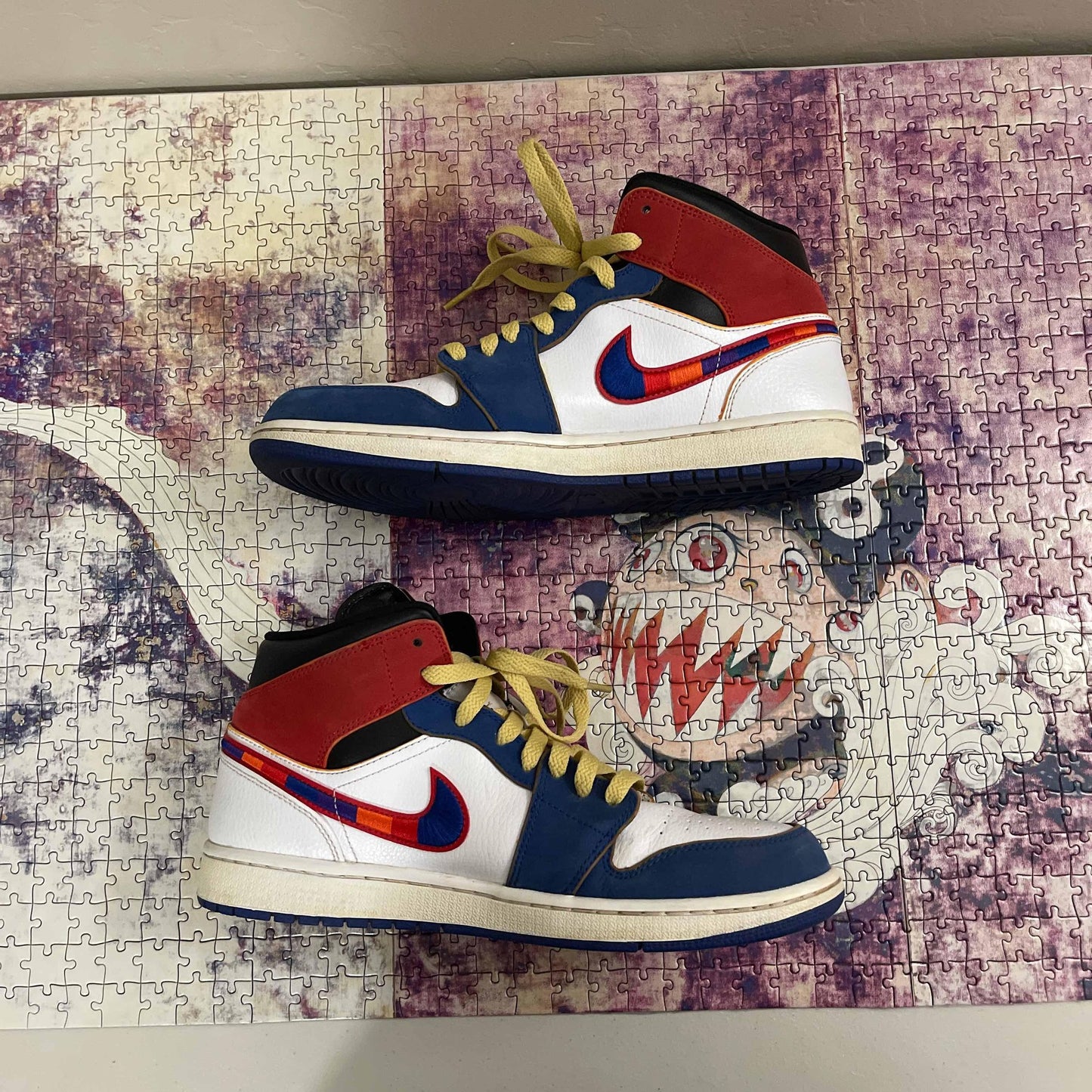 Air Jordan 1 Mid "Multicolored Swoosh"