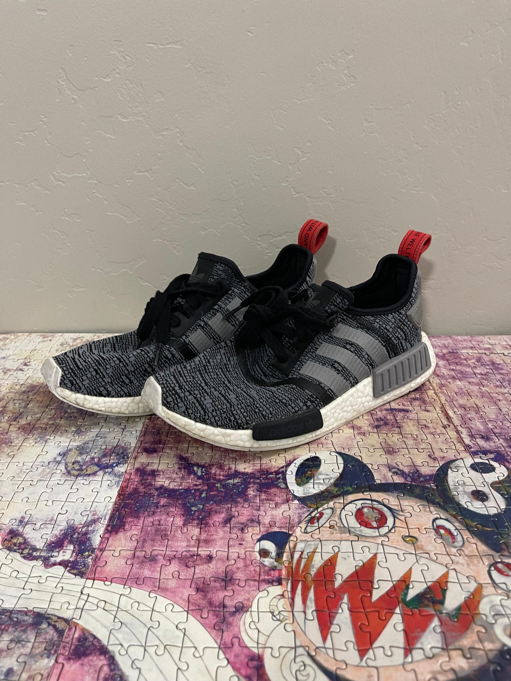 Adidas NMD R1 "Glitch Core Black Camo" Beater Sneaker Adidas NMD R1 "Glitch Core Black Camo" Beater Sneaker