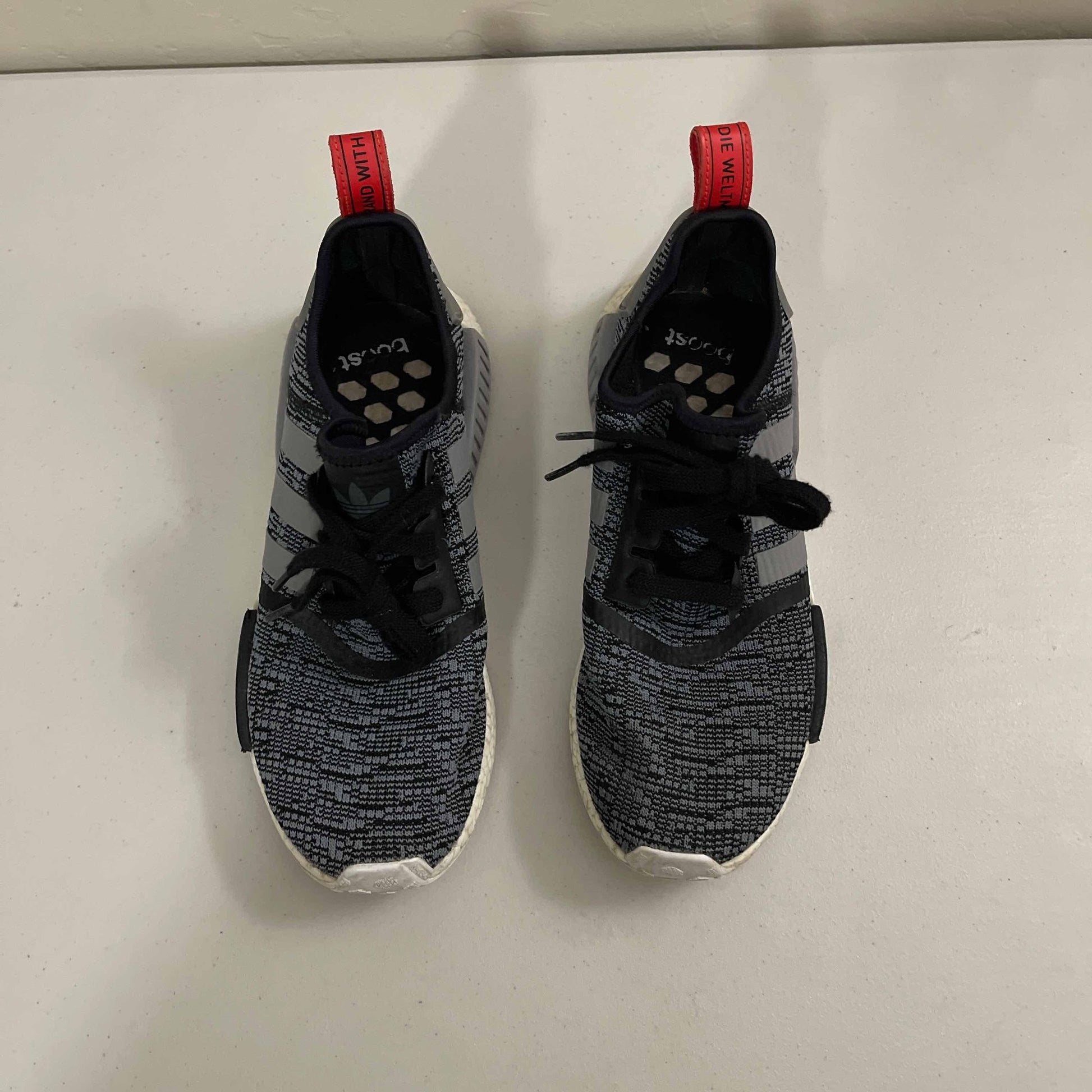 Adidas NMD R1 "Glitch Core Black Camo" Beater Sneaker Adidas NMD R1 "Glitch Core Black Camo" Beater Sneaker